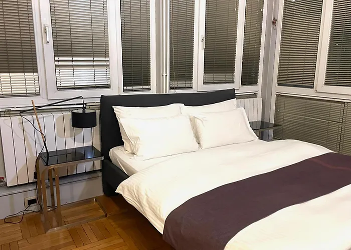 With A View And The Free Parking アパート ベオグラード